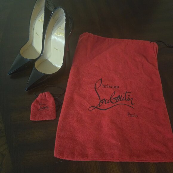 Christian Louboutin So Kate Size 36 120mm Black Patent Heels - Picture 6 of 6